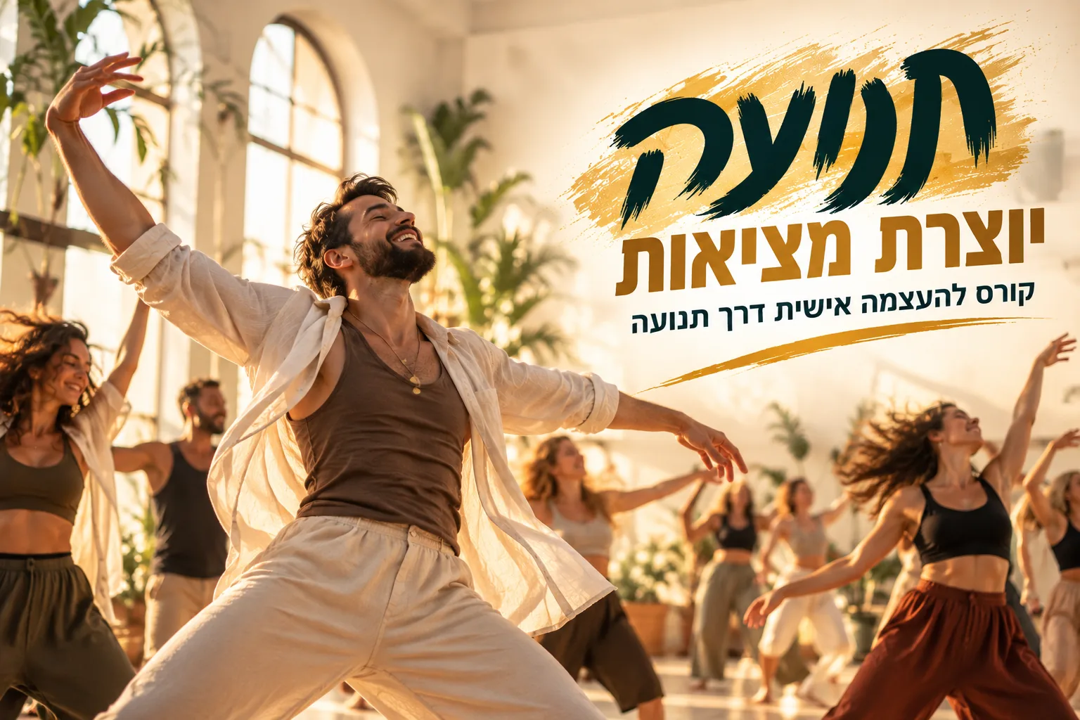 תנועה יוצרת מציאות — קורס להעצמה אישית דרך תנועה